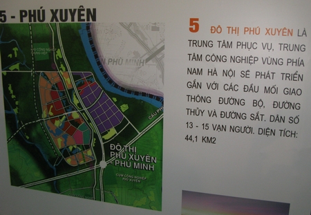 đồ án quy hoạch chung đô thị vệ tinh Phú Xuyên